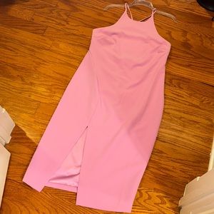Bardot Women's Vera Open Back Dress pink size 12
